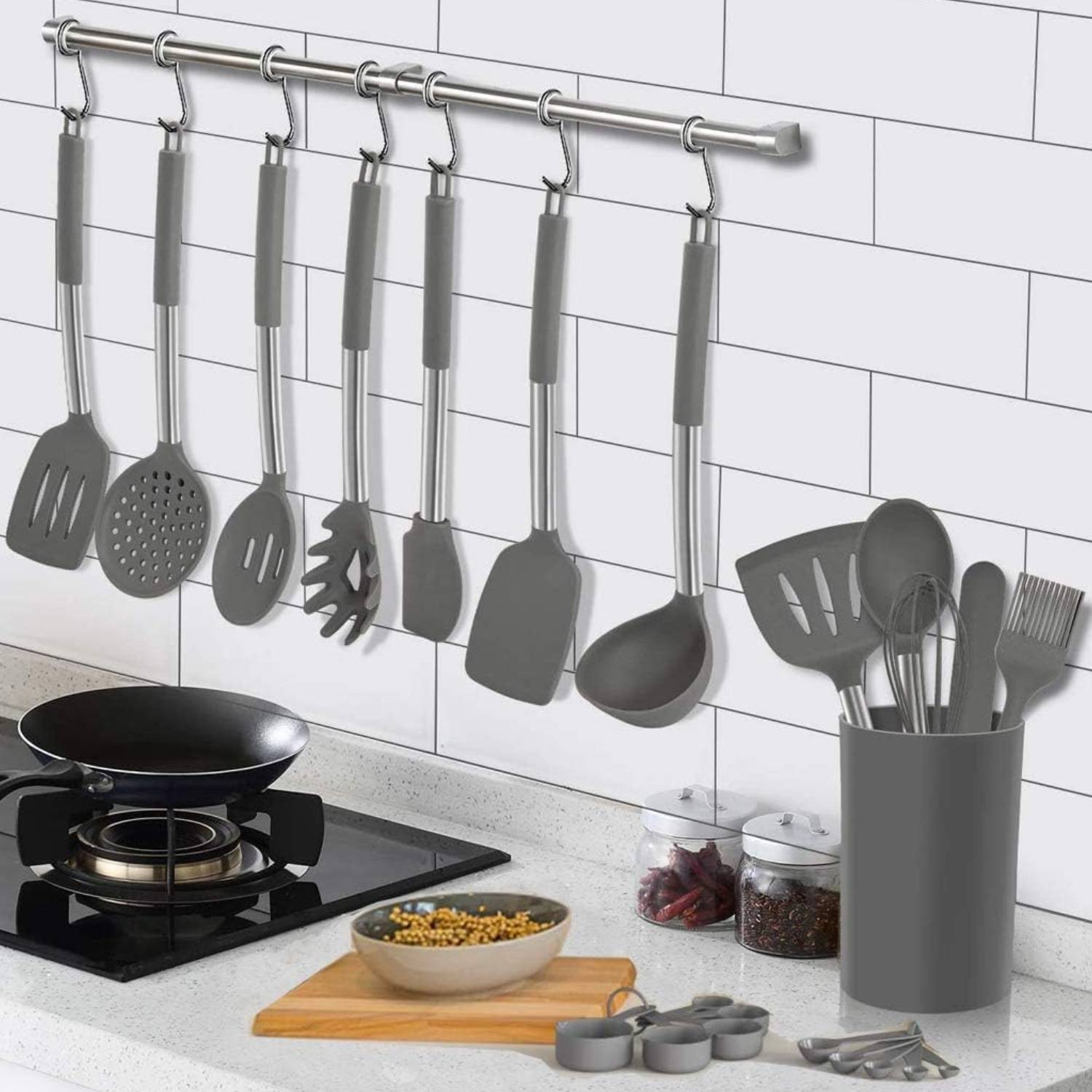 Silicone Cooking Utensils Set: image 2