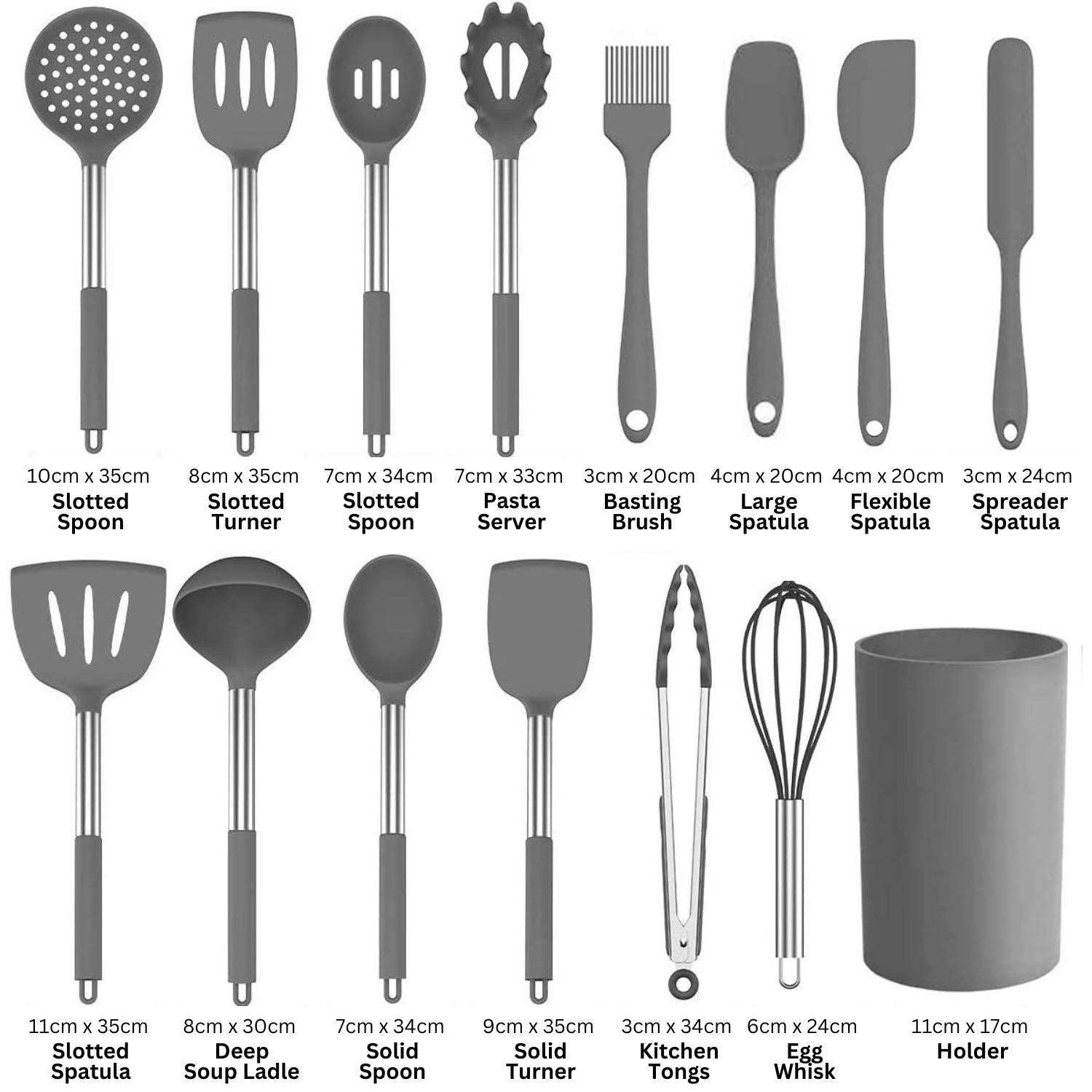 Silicone Cooking Utensils Set: image 5