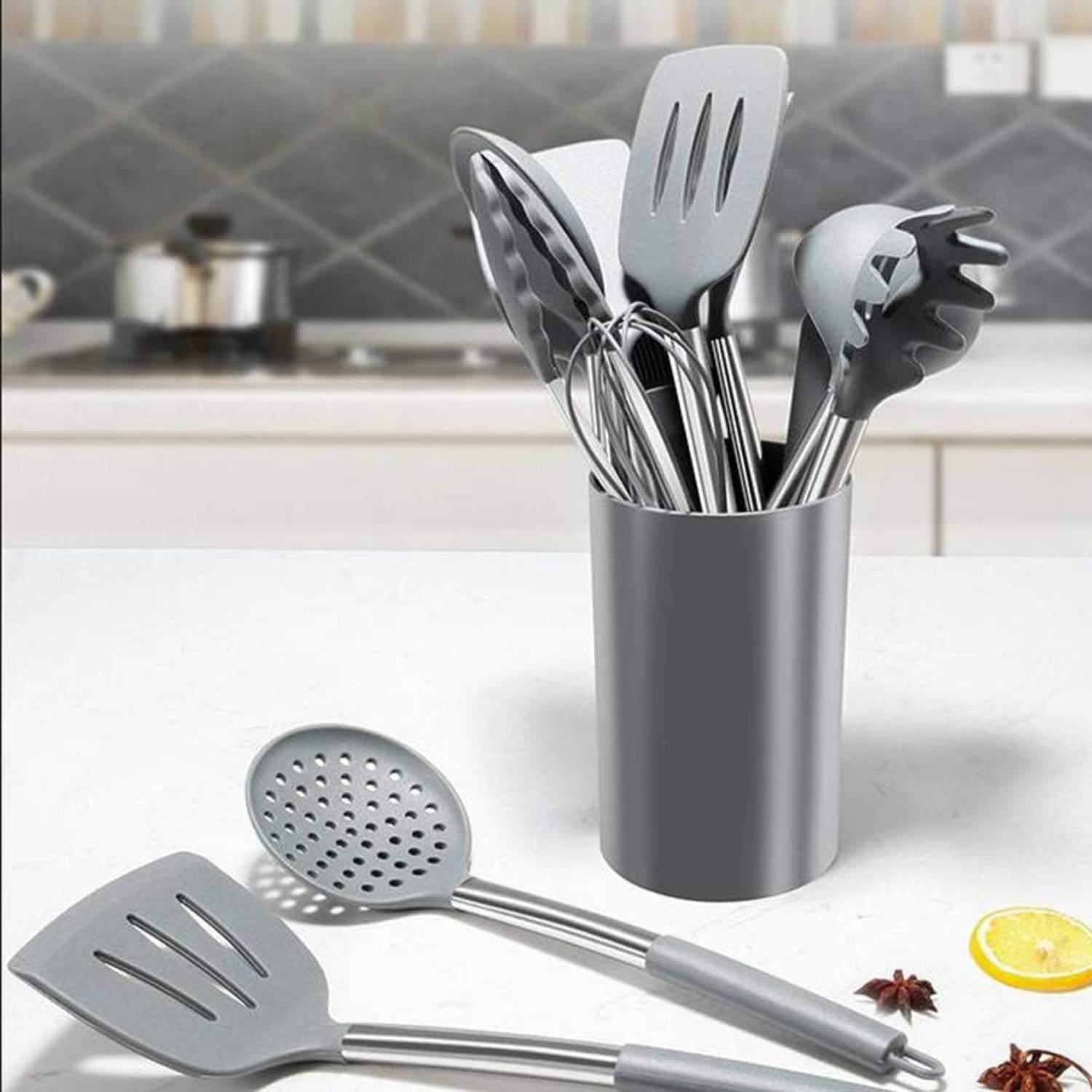 Silicone Cooking Utensils Set: image 7