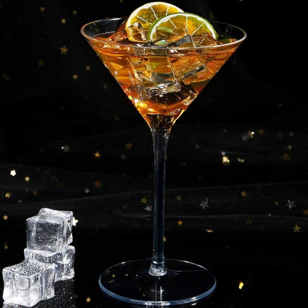 Plastic Martini Glasses