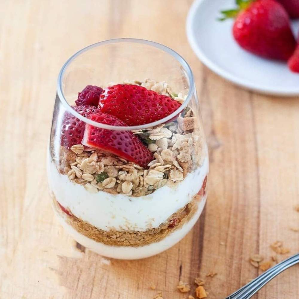 Plastic Stemless Wine Glass: image 5